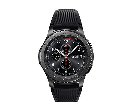 Product Cover SAMSUNG GEAR S3 FRONTIER Smartwatch 46MM - Dark Gray (Renewed)
