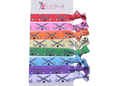 Product Cover Infinity Collection Field Hockey Hair Accessories, Field Hockey Hair Ties, No Crease Field Hockey Hair Elastics Set, for Girl Field Hockey Players