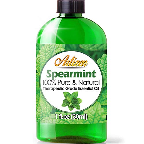 Product Cover Artizen Spearmint Essential Oil (100% PURE & NATURAL - UNDILUTED) Therapeutic Grade - Huge 1oz Bottle - Perfect for Aromatherapy, Relaxation, Skin Therapy & More!