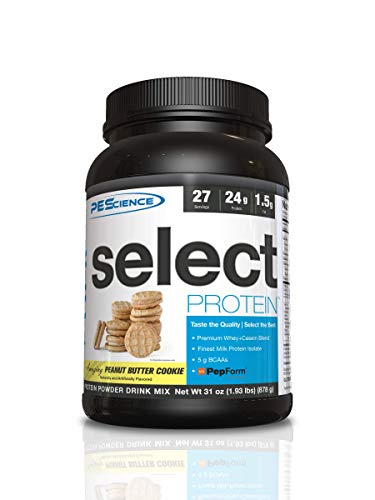Product Cover PEScience Select Low Carb Protein Powder, Peanut Butter Cookie, 27 Serving, Keto Friendly and Gluten Free