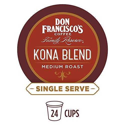 Product Cover Don Francisco's Kona Blend (24 Count) Single-Serve Coffee Pods, Compatible with Keurig K-Cup Brewers
