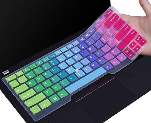 Product Cover Colorful Keyboard Cover Compatible with Thinkpad X1 Carbon 5th/6th/7th Gen 2017 2018 2019 /ThinkPad X1 Yoga 14