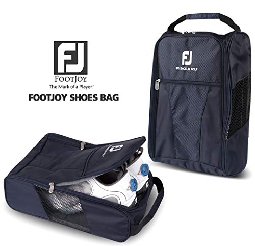 Product Cover FootJoy Genuine Golf Shoes Bag Zipped Sports Bag Shoe Case - Navy Color