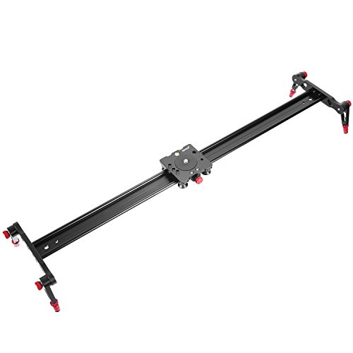 Product Cover Neewer Aluminum Alloy Camera Track Slider Video Stabilizer Rail with 4 Bearings for DSLR Camera DV Video Camcorder Film Photography, Loads up to 17.5 pounds/8 kilograms (80cm)