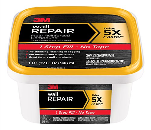 Product Cover 3M FPP-32-BB Wall Repair Fiber Reinforced Compound, 32 fl oz, 1/Pack