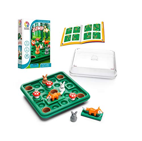 Product Cover SmartGames Jump in', a Cognitive Skill-Building Travel Puzzle Game for Kids and Adults Ages 7 & Up, 60 Challenges in Travel-Friendly Case.