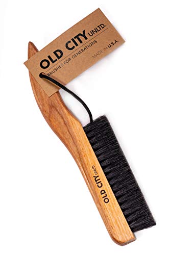 Product Cover Lint Remover, Garment, Clothes Brush-U.S.A.-Solid Catalpa Wood & 100% High Quality Boar Bristle Brushes; Great for Furniture, Wool Suits, Pet Hair, Suede, Hats and More. Hand Sanded & Oiled