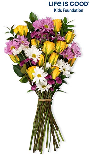 Product Cover Benchmark Bouquets Life is Good Flowers Yellow, No Vase (Fresh Cut Flowers)