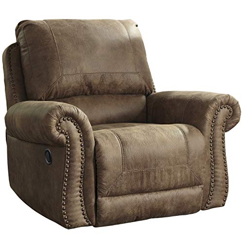 Product Cover Signature Design by Ashley Larkinhurst Rocker Recliner in Earth Faux Leather