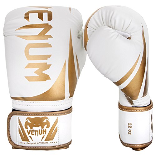 Product Cover Venum Challenger 2.0 Boxing Gloves - White/Gold - 16-Ounce