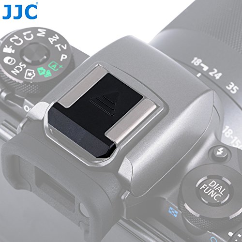 Product Cover JJC Black Camera Hot Shoe Cover Anti Scratch Protector Cap for Canon EOS R 6D Mark II 6DM2 7D MarkII 5DM3 5DM4 5DsR 77D 80D 70D 60D 800D 760D 750D 700D 100D 200D / Rebel T7i T6s T6i T5i T4i SL1 SL2
