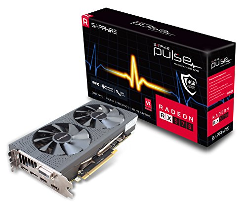 Product Cover Sapphire Technology Technology Radeon 11266-04-20G Pulse RX 570 4GB GDDR5 Dual HDMI/ DVI-D/ Dual DP OC with Backplate (UEFI) PCI-E Graphics Card