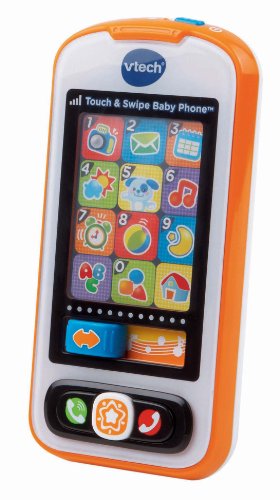 Product Cover VTech Touch and Swipe Baby Phone (Frustration Free Packaging), Orange