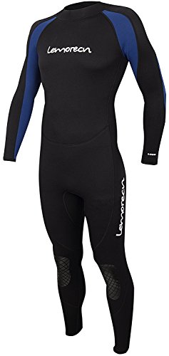 Product Cover Lemorecn Mens Wetsuits Jumpsuit Neoprene 3/2mm and 5/4mm Full Body Diving Suit for Men and Women