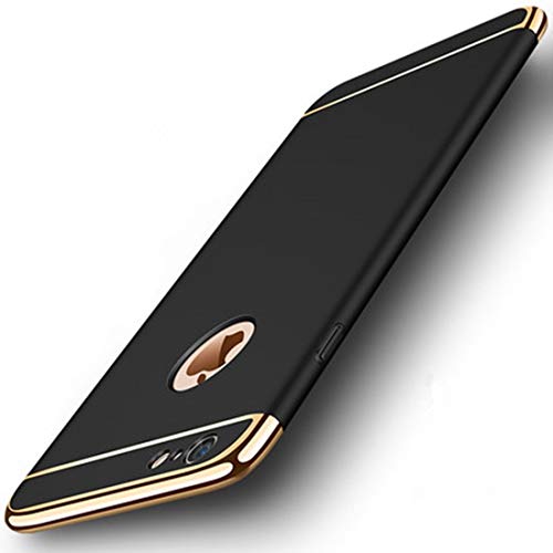 Product Cover shenzkeji Phone Protective Hard Case for Apple iPhone 6 Plus and iPhone 6s Plus, Anti-Scratch, Anti-Fingerprints, Non-Slip, Ultra Thin and Slim, Easy to Install and Remove(5.5 Inch, Black)
