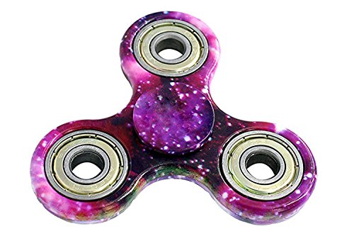 Product Cover WeFidget's Milky Way New Style Tri-Spinner Fidget Toy with Premium Bearings, Galaxy Themed