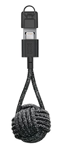 Product Cover Native Union Key Cable - Ultra-Strong Reinforced [Apple MFi Certified] Durable Lightning to USB Charging Cable with Key Fob for iPhone/iPad (Cosmos)