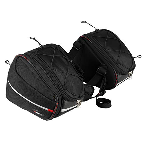 Product Cover ViaTerra Falcon Sport Saddle Bags for Bikes with UP Swept EXHAUSTS