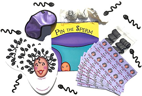 Product Cover Baby Shower Game - Pin the Sperm on the Egg(TM) Special Game Package for Party of 48! from Well Dunn Creations, Pin the Sperm on the Egg(TM)
