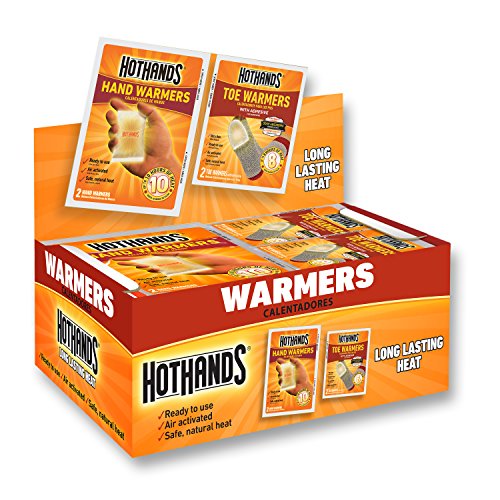Product Cover HotHands Hand & Toe Warmers - Long Lasting Safe Natural Odorless Air Activated Warmers - 24 Pair OF Hand Warmers & 8 Pair Of Toe Warmers
