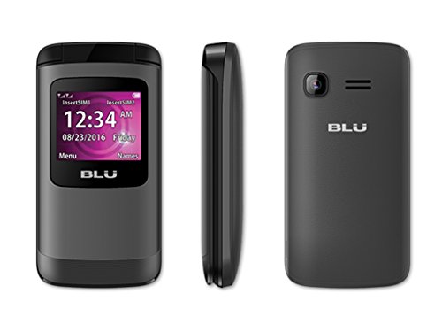 Product Cover BLU Zoey Flex Factory Unlocked GSM Phone FM Radio Dual SIM MP3/4 Player (Black)