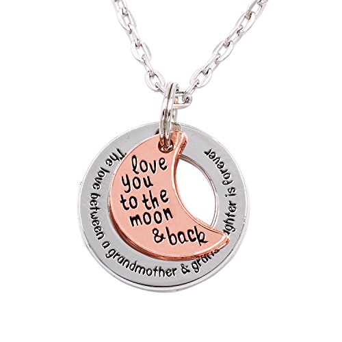 Product Cover LParkin The Love Between Grandmother and Granddaughter is Forever Necklace (Alloy)