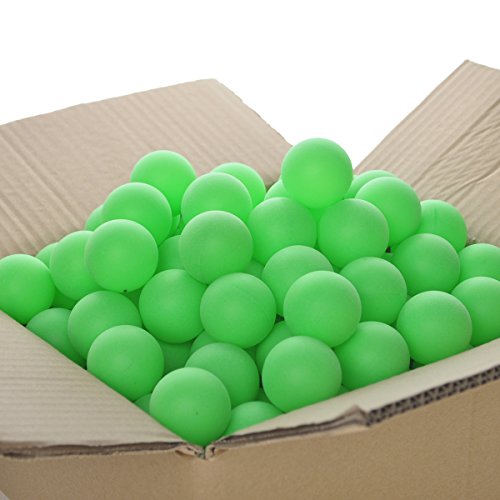 Product Cover GOGO Pack of 150 Beer Ping Pong Balls 40mm Decoration Balls Assorted Colors-Neon Green