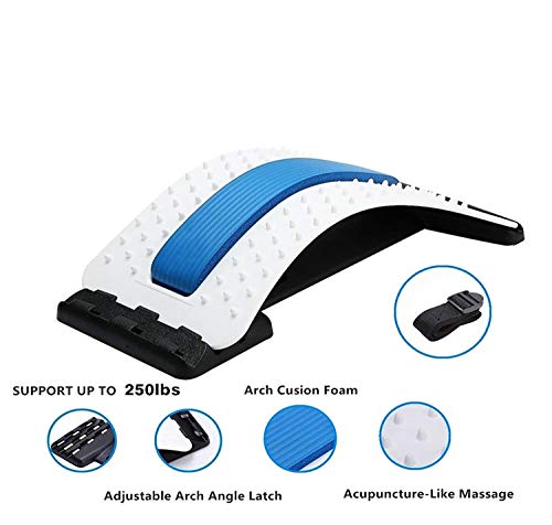 Product Cover ChiFit Multi-Level Back Stretching Device - Immediate Relief for Back Pain, Herniated Disc, Sciatica, Scoliosis,Lower and Upper Back Stretcher Support and Pain Relief
