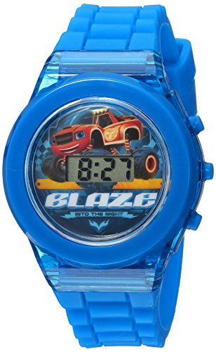Product Cover Nickelodeon Boys' Quartz Watch with Rubber Strap, Blue, 16 (Model: BLZ4021)