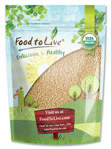 Product Cover Organic Amaranth Grain, 3 Pounds - Whole Seeds, Non-GMO, Kosher, Vegan, Bulk