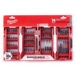Product Cover Milwaukee Shockwave Impact Driver Bit Set (74 Piece) 48-32-4062