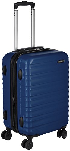 Product Cover AmazonBasics Hardside Carry On Spinner Travel Luggage Suitcase - 21 Inch, Navy Blue