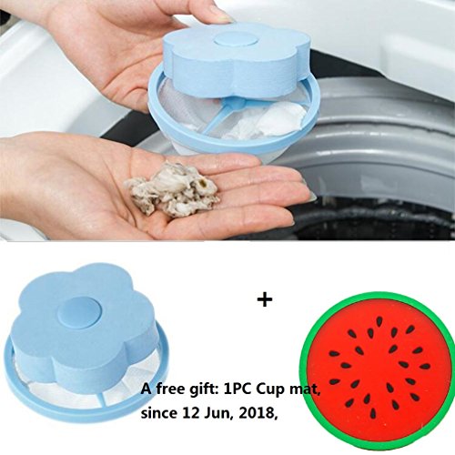Product Cover Kemilove Floating Washing Machine Filter Washer Lint Trap (Blue)