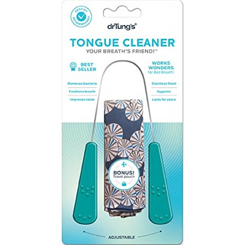 Product Cover Dr. Tung's Tongue Cleaner, Stainless Steel (colors may vary) (2 Count)