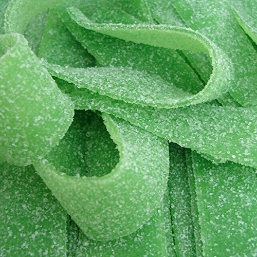 Product Cover Smarty Stop All Flavor Sour Candy Belts (Green Apple, 1 LB)