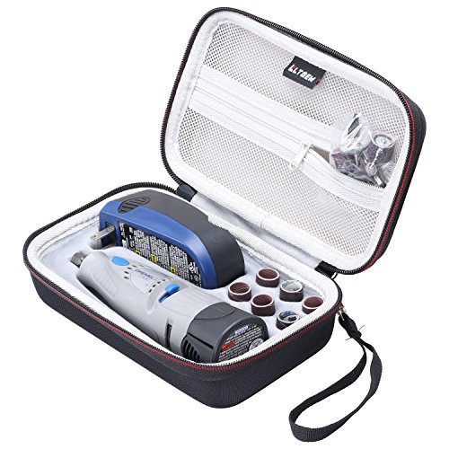 Product Cover LTGEM EVA Hard Case for Dremel 7300-N/8 MiniMite 4.8-Volt Cordless Two-Speed Rotary Tool (The Rotary Tool is not included)