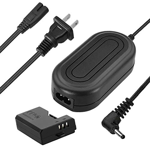 Product Cover TKDY ACK-E10 AC Power Adapter and DR-E10 DC Coupler Charger Kit for Canon EOS Rebel T3, T5, T6, T7, T100, Kiss X50, Kiss X70,EOS 1100D 1200D 1300D Digital Cameras (Canon LP-E10 Battery Replacement).