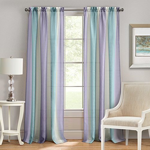 Product Cover Achim Home Furnishings Spectrum Rod Pocket Window Curtain Panel, 50