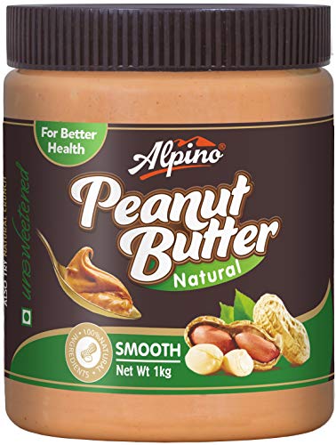 Product Cover Alpino Natural Peanut Butter Smooth 1Kg (Unsweetened)