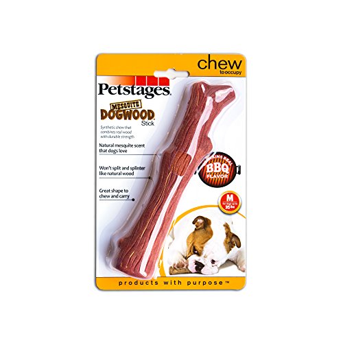 Product Cover Petstages Dogwood Wooden Dog Chew Toy - Safe, Natural & Healthy Chewable Sticks - Tough Real Wood Chewing Stick for Dogs