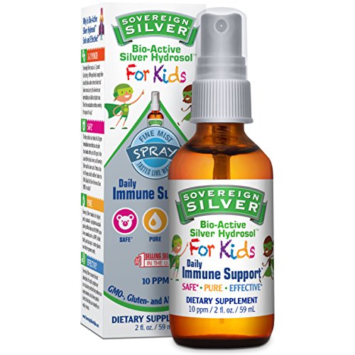 Product Cover Sovereign Silver Bio-Active Silver Hydrosol for Kids for Immune Support - 10 ppm, 2oz (59mL) - Fine Mist Spray