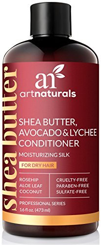 Product Cover ArtNaturals Shea-Butter Avocado and Lychee Conditioner - (16 Fl Oz / 473ml) - Moisturizing Silk - Nourishing For Dry and Damaged Hair - Sulfate-Free and Cruelty-Free - Coconut, Aloe Vera and Rosehip