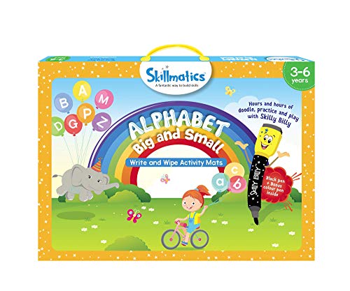 Product Cover Skillmatics Educational Game: Alphabet Big and Small (3-6 Years) | Creative Fun Activities for Kids