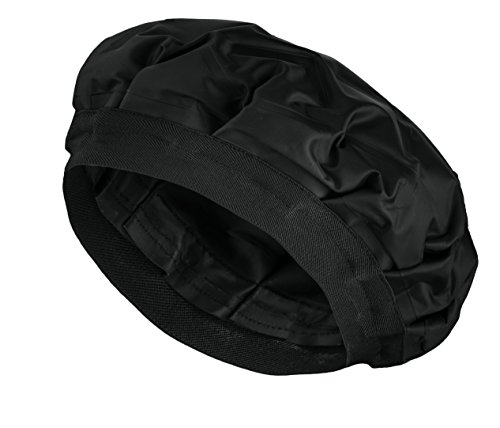 Product Cover Cordless Deep Conditioning Heat Cap - Hair Styling and Treatment Steam Cap | Heat Therapy and Thermal Spa Hair Steamer Gel Cap - Black