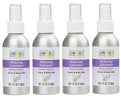 Product Cover Aura Cacia Lavender Aromatherapy Mist 4 Ounces (Pack of 4)