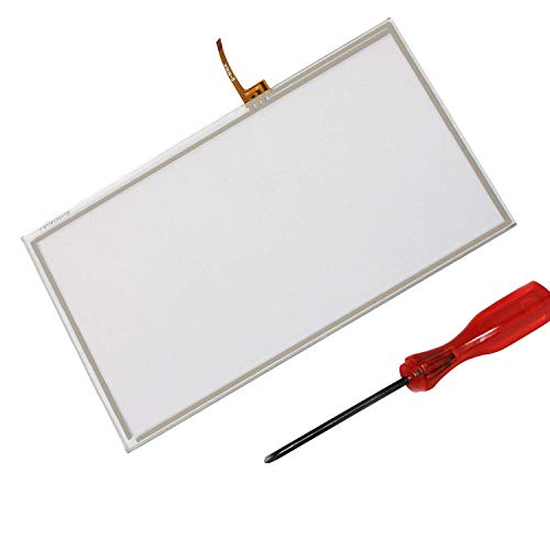 Product Cover Timorn Replacement Controller Touch Screen Digitizer Pad Spare for Wii U Gamepad (1 x Touch Screen + 1 x Screwdriver)