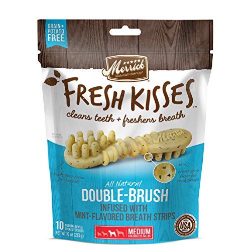 Product Cover Fresh Kisses Mint Breath Strips Medium Brush - Medium Bag (10 Ct)
