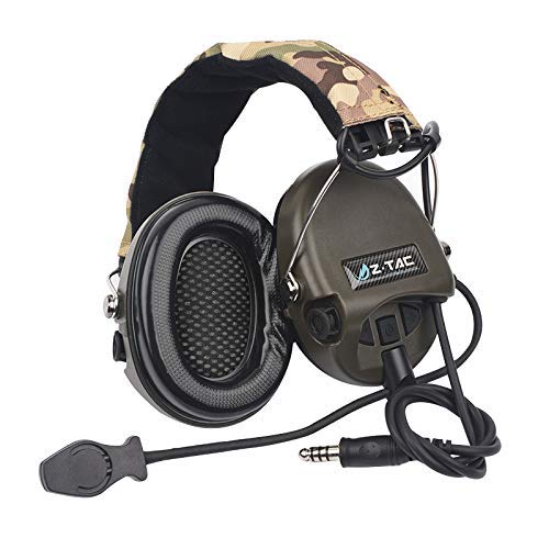 Product Cover ATAIRSOFT Z-Tactical Z111 Sordin Style Noise Reduction Wargame Hunting Airsoft Radio Headset Headphone
