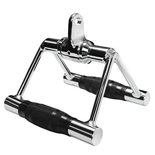 Product Cover A2ZCARE Tricep V Shaped Press Down Bar (V Handle with Rotation and Rubber Handgrips)