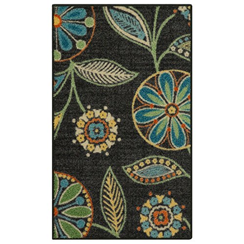 Product Cover Maples Rugs Reggie Floral Kitchen Rugs Non Skid Accent Area Carpet [Made in USA], Multi, 1'8 x 2'10
